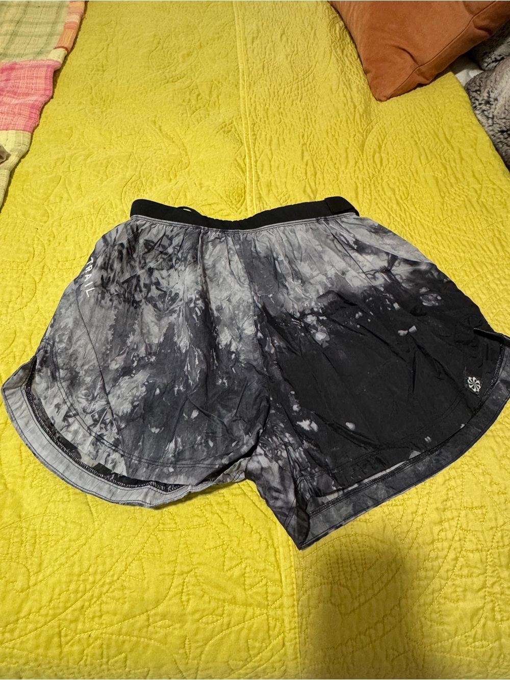 Nike Trail Women's Black & Gray Tie-Dye Hike Shorts